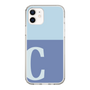 Slim Protection Case［ Original - initial two tone - C blue ］