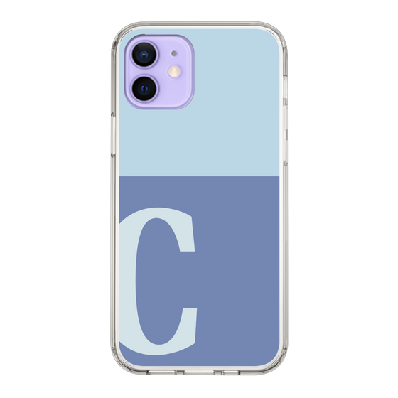 Slim Protection Case［ Original - initial two tone - C blue ］