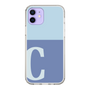 Slim Protection Case［ Original - initial two tone - C blue ］