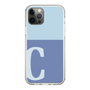 Slim Protection Case［ Original - initial two tone - C blue ］