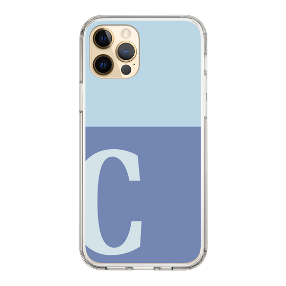Slim Protection Case［ Original - initial two tone - C blue ］
