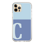 Slim Protection Case［ Original - initial two tone - C blue ］