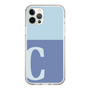 Slim Protection Case［ Original - initial two tone - C blue ］