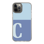 Slim Protection Case［ Original - initial two tone - C blue ］