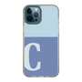 Slim Protection Case［ Original - initial two tone - C blue ］