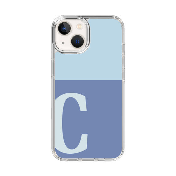 Slim Protection Case［ Original - initial two tone - C blue ］