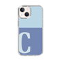 Slim Protection Case［ Original - initial two tone - C blue ］