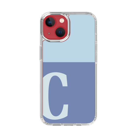Slim Protection Case［ Original - initial two tone - C blue ］