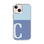 Slim Protection Case［ Original - initial two tone - C blue ］