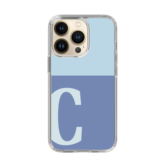 Slim Protection Case［ Original - initial two tone - C blue ］