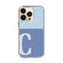 Slim Protection Case［ Original - initial two tone - C blue ］