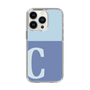 Slim Protection Case［ Original - initial two tone - C blue ］