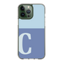 Slim Protection Case［ Original - initial two tone - C blue ］