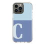 Slim Protection Case［ Original - initial two tone - C blue ］