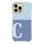 Slim Protection Case［ Original - initial two tone - C blue ］