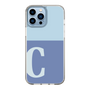Slim Protection Case［ Original - initial two tone - C blue ］