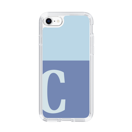 Slim Protection Case［ Original - initial two tone - C blue ］