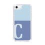 Slim Protection Case［ Original - initial two tone - C blue ］