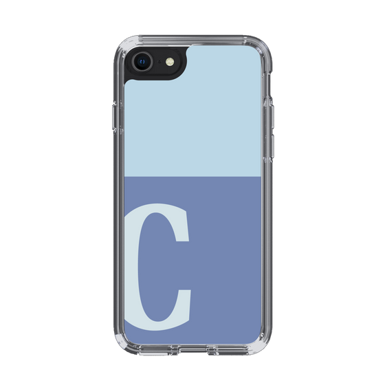 Slim Protection Case［ Original - initial two tone - C blue ］