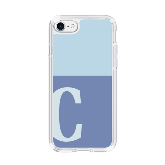 Slim Protection Case［ Original - initial two tone - C blue ］