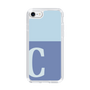 Slim Protection Case［ Original - initial two tone - C blue ］
