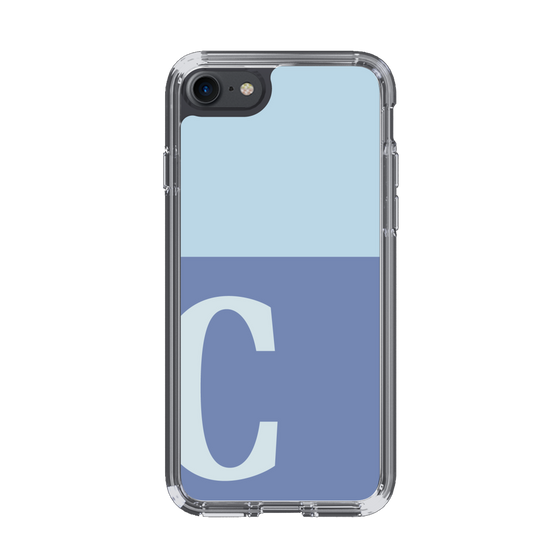 Slim Protection Case［ Original - initial two tone - C blue ］