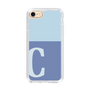 Slim Protection Case［ Original - initial two tone - C blue ］