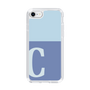 Slim Protection Case［ Original - initial two tone - C blue ］