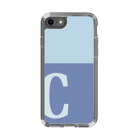 Slim Protection Case［ Original - initial two tone - C blue ］