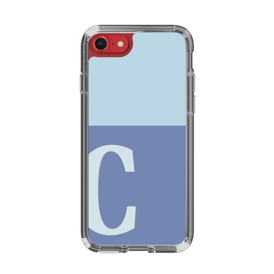 Slim Protection Case［ Original - initial two tone - C blue ］
