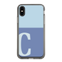 Slim Protection Case［ Original - initial two tone - C blue ］