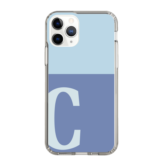Slim Protection Case［ Original - initial two tone - C blue ］