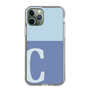 Slim Protection Case［ Original - initial two tone - C blue ］