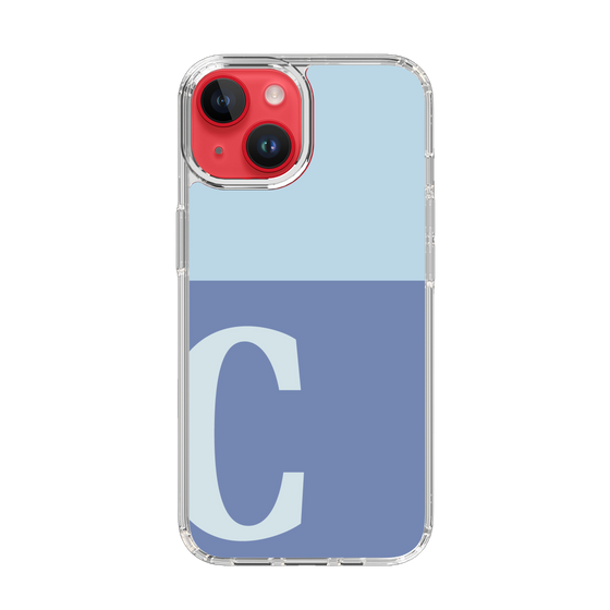 Slim Protection Case［ Original - initial two tone - C blue ］