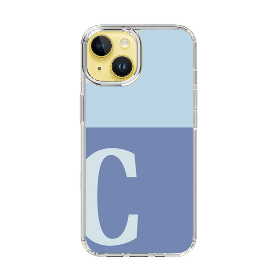 Slim Protection Case［ Original - initial two tone - C blue ］