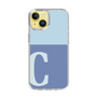 Slim Protection Case［ Original - initial two tone - C blue ］