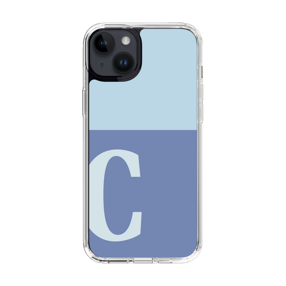 Slim Protection Case［ Original - initial two tone - C blue ］