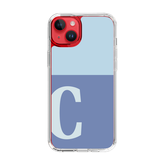Slim Protection Case［ Original - initial two tone - C blue ］