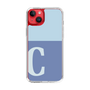 Slim Protection Case［ Original - initial two tone - C blue ］