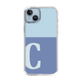 Slim Protection Case［ Original - initial two tone - C blue ］