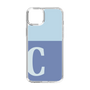 Slim Protection Case［ Original - initial two tone - C blue ］