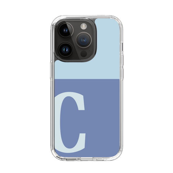 Slim Protection Case［ Original - initial two tone - C blue ］
