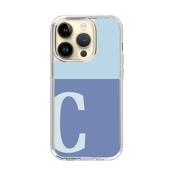 Slim Protection Case［ Original - initial two tone - C blue ］