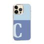 Slim Protection Case［ Original - initial two tone - C blue ］