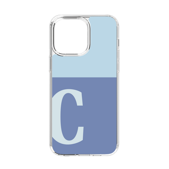 Slim Protection Case［ Original - initial two tone - C blue ］