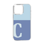 Slim Protection Case［ Original - initial two tone - C blue ］