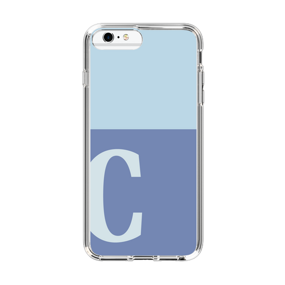 Slim Protection Case［ Original - initial two tone - C blue ］