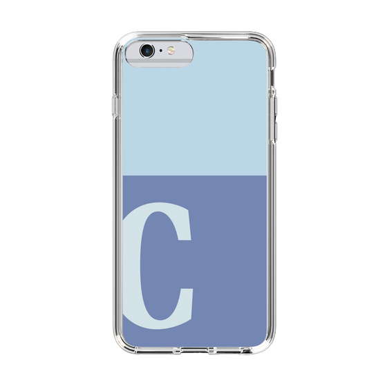 Slim Protection Case［ Original - initial two tone - C blue ］