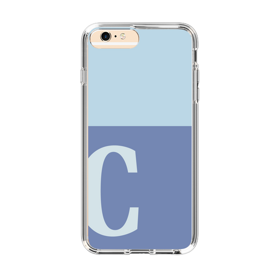 Slim Protection Case［ Original - initial two tone - C blue ］