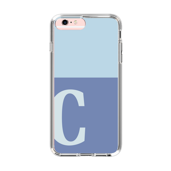 Slim Protection Case［ Original - initial two tone - C blue ］